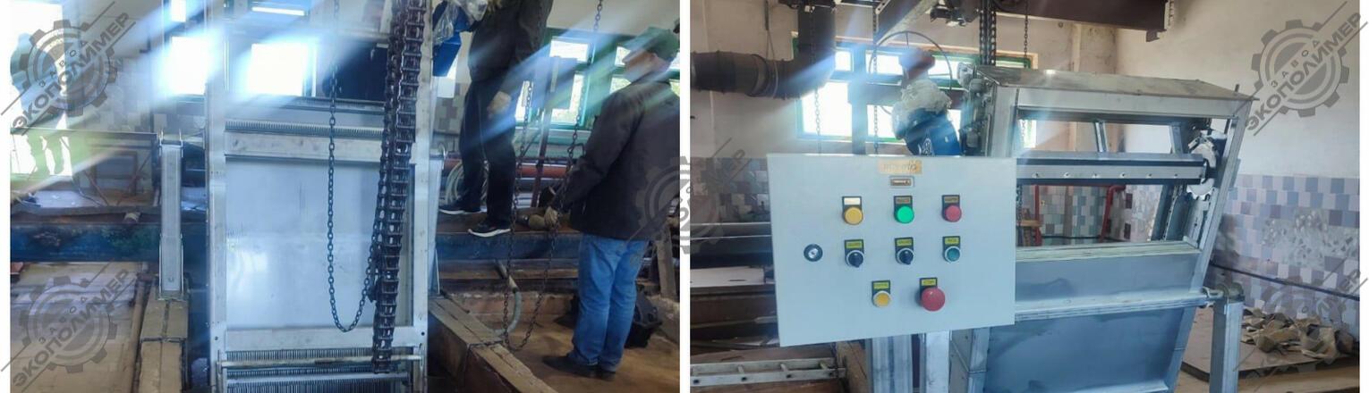 В Ульяновске устанавливают новые механические решетки Экополимер